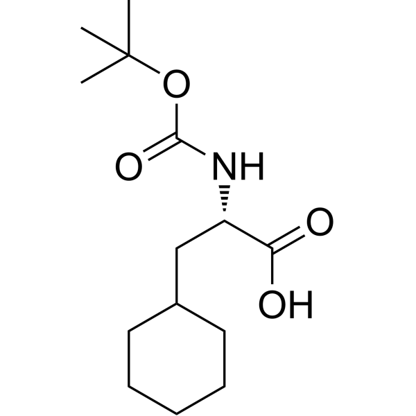(S)-2-((tert-Butoxycarbonyl)amino)-3-cyclohexylpropanoic acid 37736-82-6